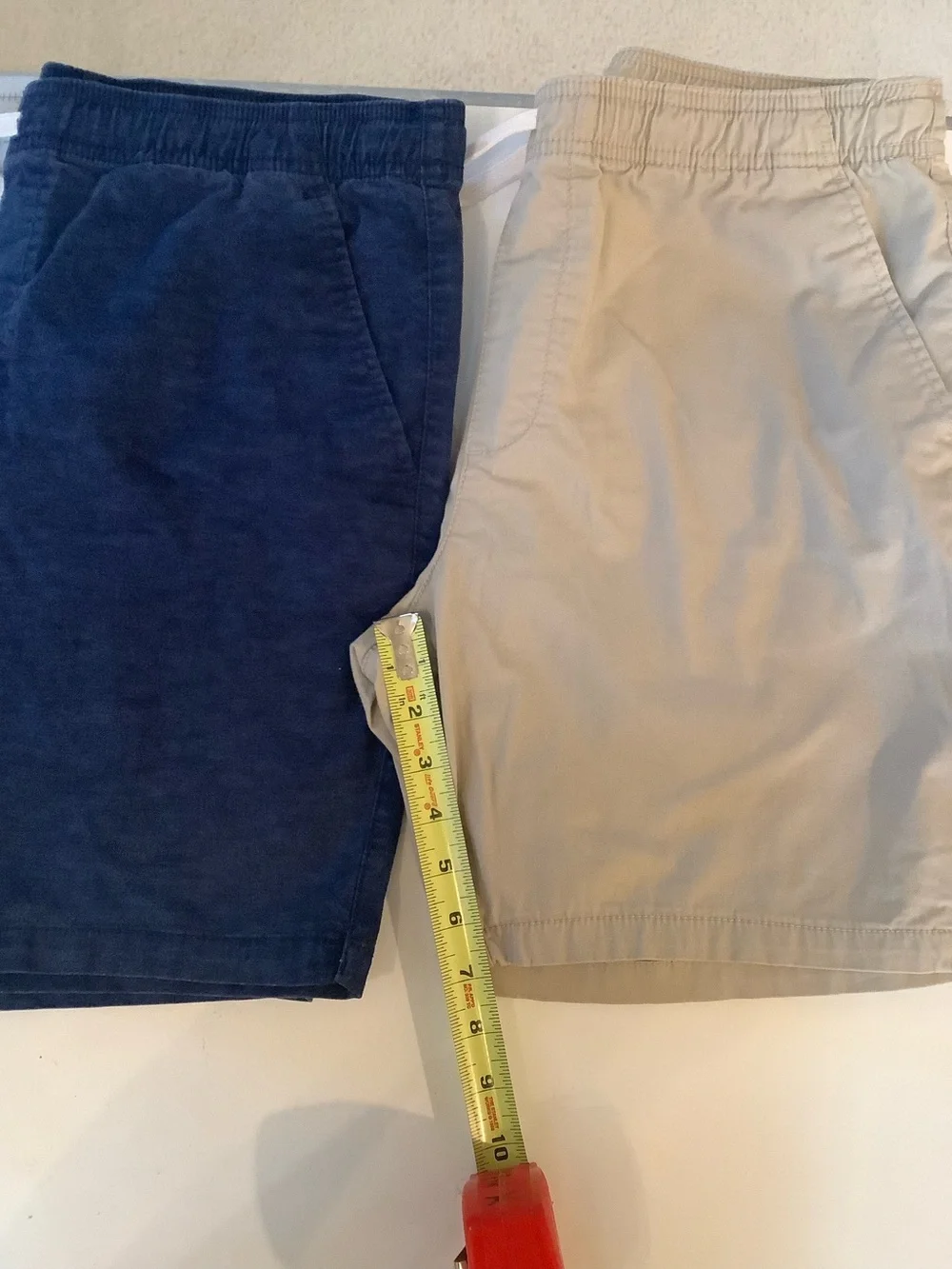 Goodfellow & Co Men's Drawstring Shorts Set Lot of 2 Beige Blue Size M